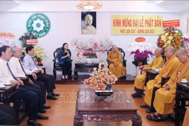 Vesak Day 2023: VFF leader visits Buddhist establishments