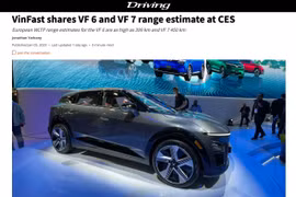 VinFast’s EVs grab international media’s attention at CES 2023