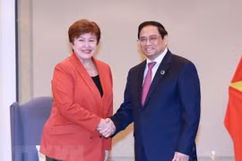  PM receives IMF Managing Director, OECD Secretary-General 