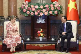 President welcomes Honorary President of UNICEF Belgium