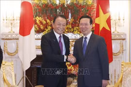 President Vo Van Thuong hosts leaders of Japanese parties, parliamentarians