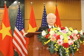 Party General Secretary’s address to the press after talks with US President