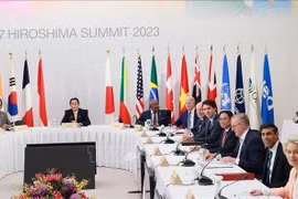 PM delivers message at G7 expanded Summit’s first plenary session