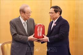 PM receives former Japanese PM Fukuda Yasuo