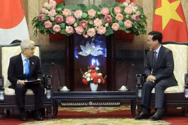 President welcomes leader of Japanese House of Councillors