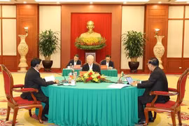 Party leaders of Vietnam, Cambodia, Laos hold high-level meeting in Hanoi