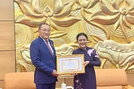Kazakh Ambassador awarded friendship insignia