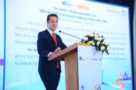 Charaf Eddine Kadri, General Director of Sandoz Vietnam, speaks at the Sandoz Specialty Summit 2024. (Photo courtesy of Sandoz)