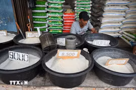 A rice store in Jakarta, Indonesia (Photo: AFP/VNA)