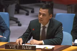 Ambassador Dang Hoang Giang, Permanent Representative of Vietnam to the UN, speaks at the debate on September 10. (Photo: VNA)