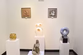 Exhibition features artistic pottery works