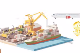 Trade surplus hits 12.25 billion USD in H1