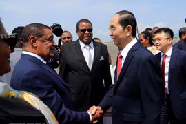 President Tran Dai Quang begins State visit to Ethiopia 