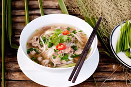 Pho with beef meatballs among best street foods in Asia