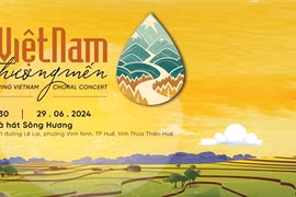 The poster of the fifth annual Green Wind Choir concert. Photo: VNA