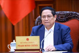 PM Pham Minh Chinh speaks at the meeting (Photo: VNA)