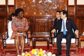 President receives WB Country Director 