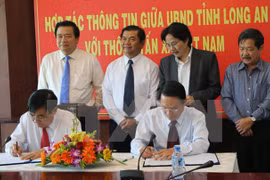 Vietnam News Agency, Long An strengthen communication cooperation