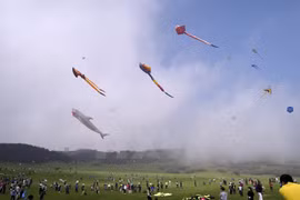 Flute kites: a centuries-old game for all ages 