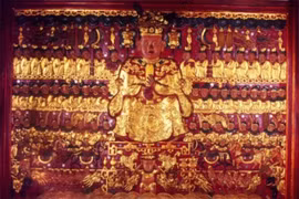 Relief of legendary ancestor listed among national treasure pieces