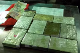 Drug trafficker caught with 3.5kg of heroin at Vietnamese-Lao border