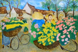 Painting exhibition highlights Vietnamese, Moroccan beauty 