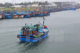 Quang Ngai fishermen equipped with ICOM devices 