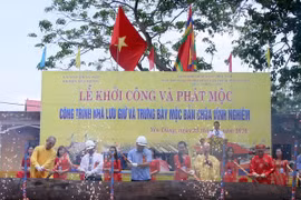 Work begins on archive house for Vinh Nghiem pagoda woodblocks 