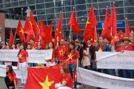 Vietnamese in RoK protest China’s illegal acts in East Sea 