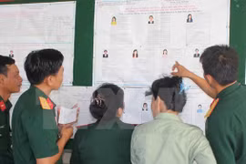 Ba Ria-Vung Tau: Voters at sea cast ballots ahead of Election Day