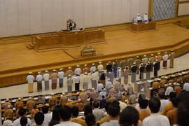 Myanmar bans cabinet members from appointing relatives as assistants