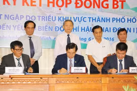 HCM City begins 450 million USD flood prevention project