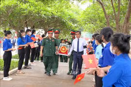 Gia Lai reburies soldiers' remains found in Cambodia . (Photo: VNA)