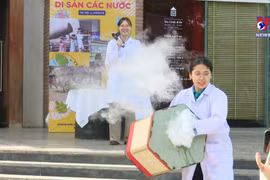 Children explore global cultural heritage at museum