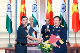 Vietnam, India ink series of cooperation documents