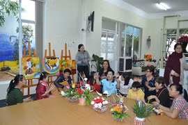Handicapped children learn life skills 