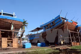 Quang Ngai: maritime logistics ship sets sail