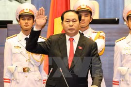 Tran Dai Quang voted in as State President
