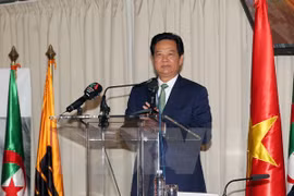 PM Nguyen Tan Dung speaks at the event. (Photo: VNA)