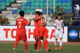 Vietnam's U19 football team (Photo: VNA)