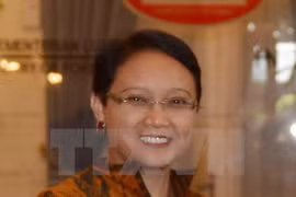 Indonesian Foreign Minister Retno Marsudi (Source: AFP/VNA)