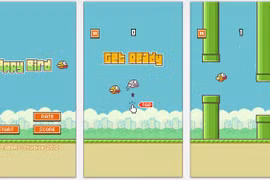 Flappy Bird, a mobile game developed by 29-year-old Nguyen Ha Dong in Hanoi caused a craze worldwide last year (Photo: VNA)