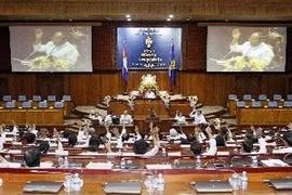 The opening session of the Cambodian National Assembly (Source: AFP/VNA)