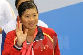 Swimmer Nguyen Thi Anh Vien (Source: VNA)