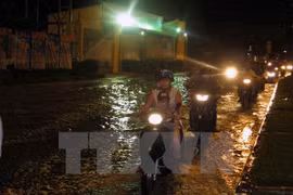 Seasonal flooding in Ho Chi Minh City. (Photo: VNA)