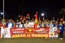  50 Vietnamese delegation will compete in six sports. (Source:VNA)