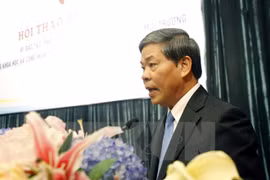 Minister of Natural Resources and Environment Nguyen Minh Quang (Photo: VNA)
