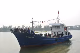 A fishing vessel from northern Nam Dinh (Photo: VNA)