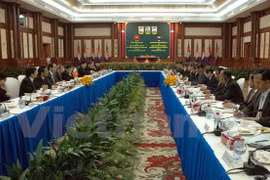 Scene at the talk between Vietnam’s Ministry of Public Security and Cambodia’s Ministry of Interior. Photo: VNA 