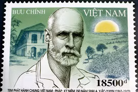 A stamp features doctor Alexandre Yersin (Source: VNA)